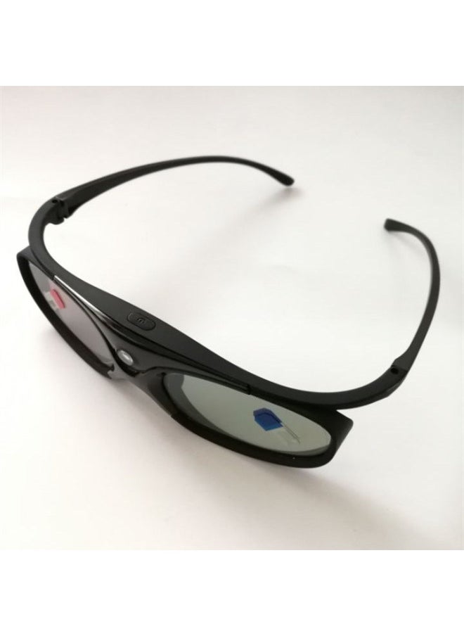 DLP Active Shutter 3D Glasses Suitable For Polar Rice Nut Acer Otu Code Lixun 3D Projector-Color:Black Neutral