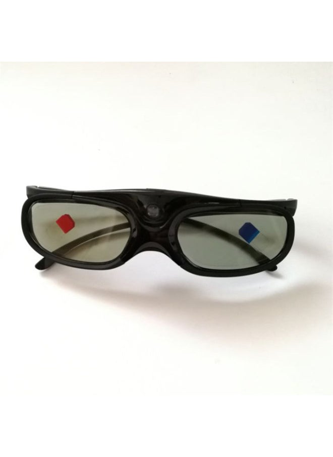DLP Active Shutter 3D Glasses Suitable For Polar Rice Nut Acer Otu Code Lixun 3D Projector-Color:Black Neutral