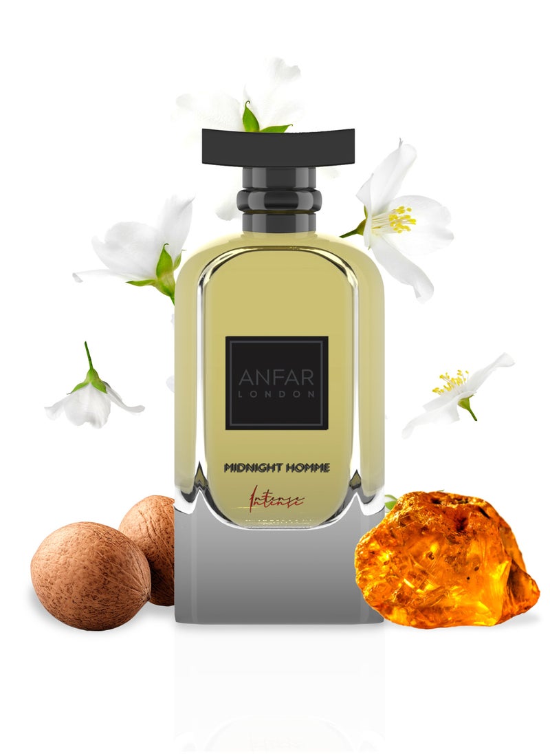 Anfar London - Midnigth Homme Intense for Men - 3.4 oz Extrait De Parfum Spray