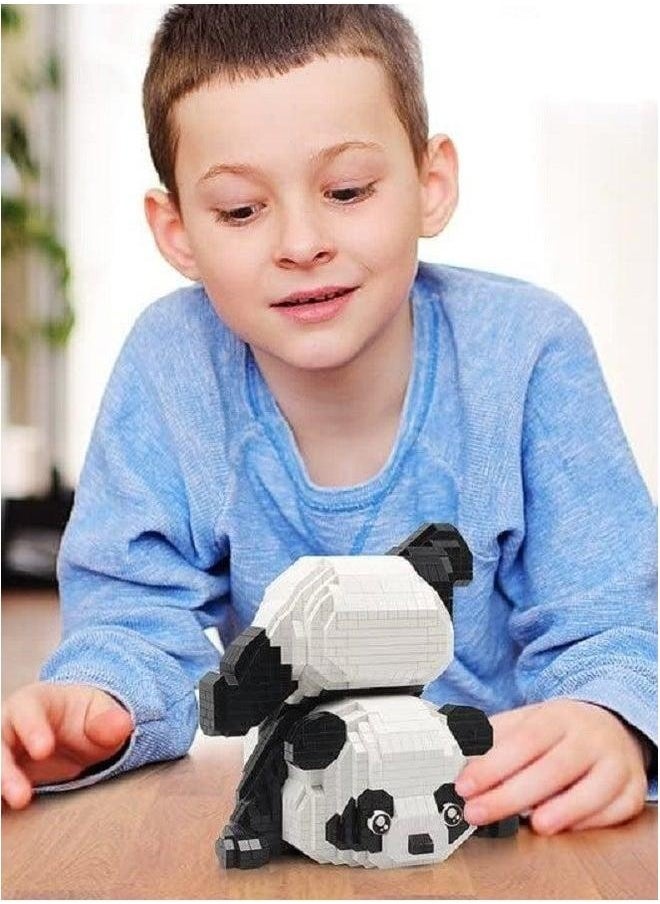 Upside Down Panda Cute Animals Building Sets, Micro Mini Bricks 1325 PCS Toys Kits for Children to Build