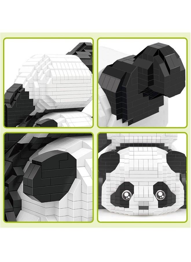 Upside Down Panda Cute Animals Building Sets, Micro Mini Bricks 1325 PCS Toys Kits for Children to Build