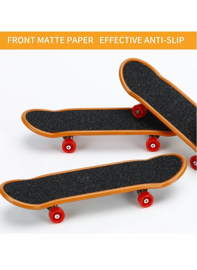 12 Pack Fingerboards Finger Skateboards Toy Mini Fingerboards Skateboards Set Finger Toy Skateboards Gifts for Skate Lovers Finger Skater Finger Party Favors Random Style (Multi Style)