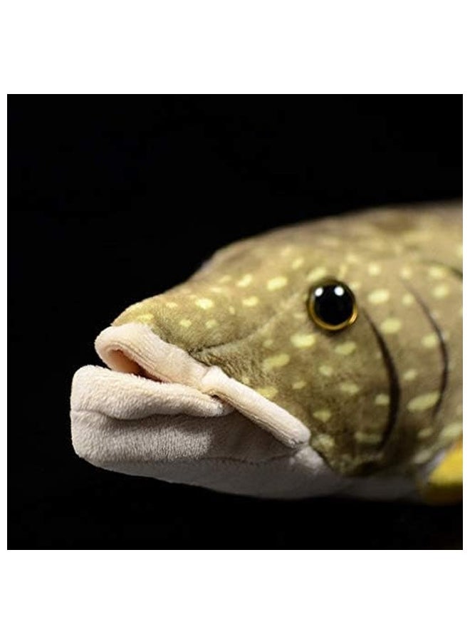 Lifelike Northern Barracuda Plush Toy Simulated Sea Animal 46cm