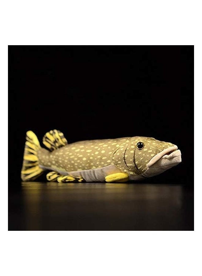 Lifelike Northern Barracuda Plush Toy Simulated Sea Animal 46cm