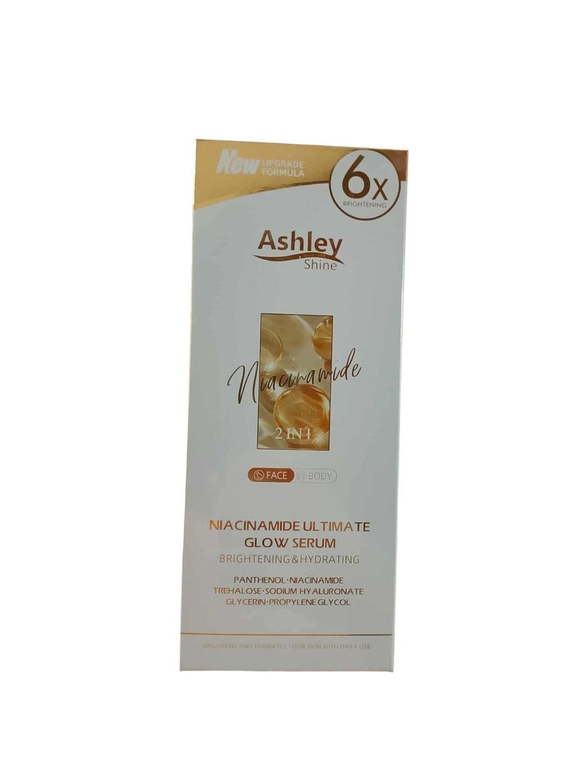 Ashley niacinamide 2 in 1 face and body ultimate glow serum