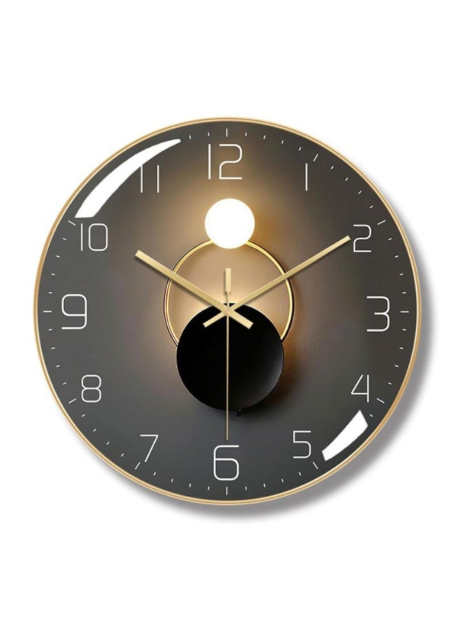 12 Inch Fashionable Silent Wall Clock Minimalist Clock