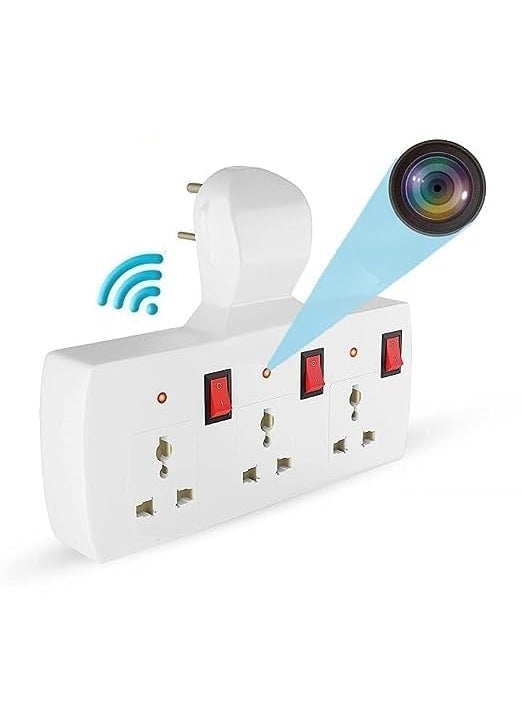 FREDI HD PLUS WiFi Switch Board Camera 1080P HD WiFi Security Indoor Video Recorder Camera with Inbuilt 32GB Sd Card iWFCam APP