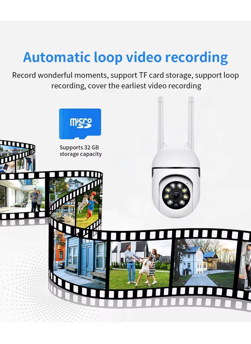 Dkian Smart AI V380 Pro HD 360 Camera Two Way Audio Motion Detection Home Security Camera with Night Vision Motion