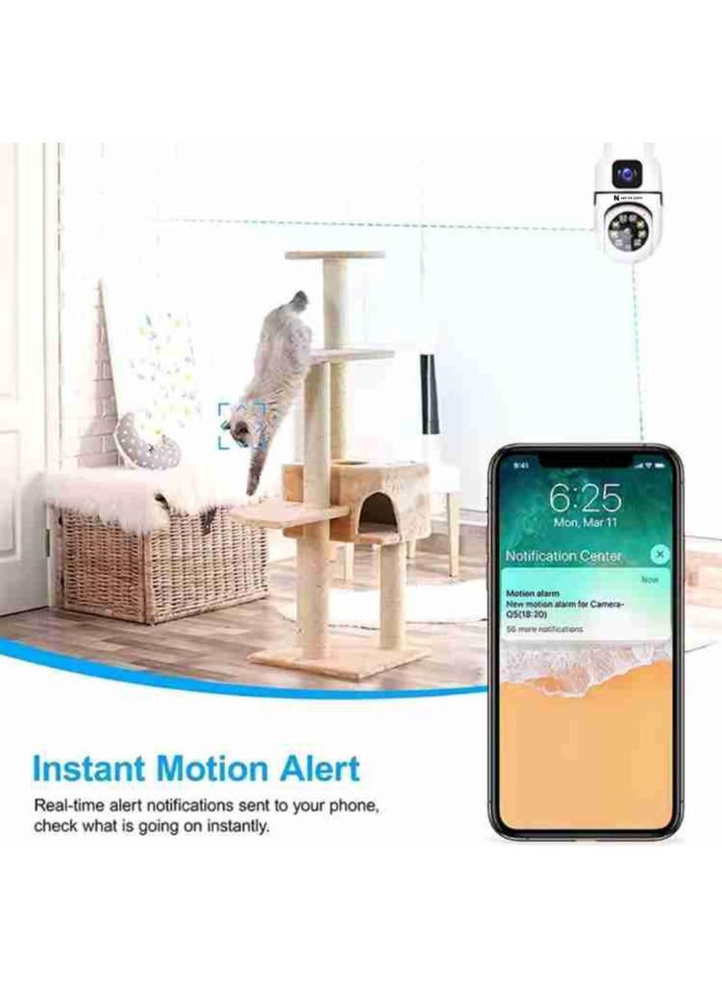 Naya Cam 360 Wireless Security Camera WiFi Outdoor Indoor CCTV with Night Vision Motion Detection TwoWay Audio Smart Home Surveillance