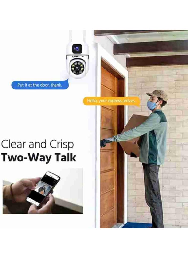 Naya Cam 360 Wireless Security Camera WiFi Outdoor Indoor CCTV with Night Vision Motion Detection TwoWay Audio Smart Home Surveillance