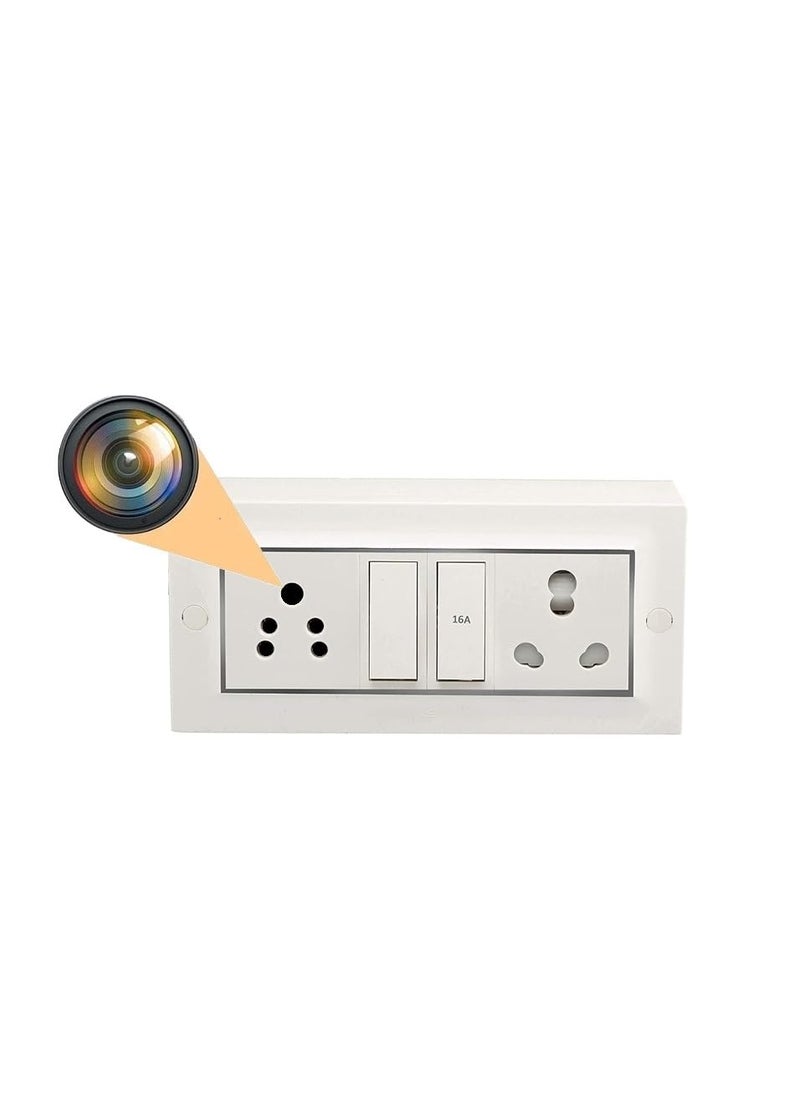 FREDI HD PLUS WiFi Modular Switch Socket Camera 1080P Full HD Resolution Audio Video Recording Camera Nanny Hidden Camera Indoor Security Hidden Camera iWFCam APP