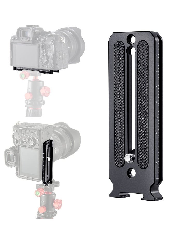 DSLR Camera Arca Swiss Bracket Quick Release Plate Vertical Horizontal Switching Camera L Bracket Half for Canon / Nikon / Sony Mirrorless Camera Tripod Head Monopod