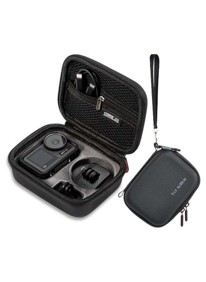DJI Osmo Action 4 / Action 3 Standard Combo Camera Carrying Case, PU Leather Travel and Storage Bag Compatible with DJI Osmo Action 4 / Action 3 Standard Combo Accessories