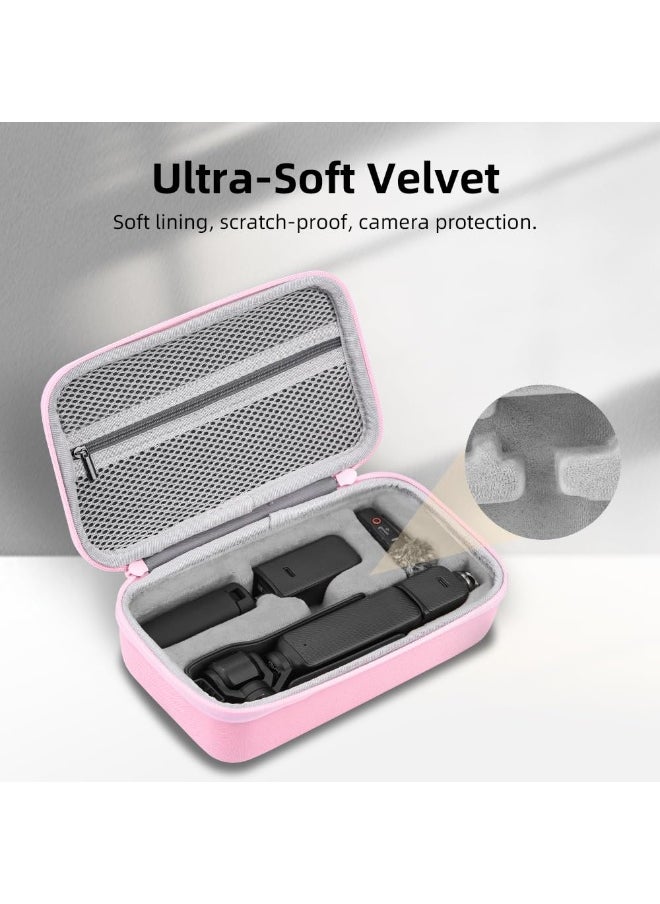 Carrying Case for DJI Pocket 3, Portable Nylon Protect Case, MicroSD Card Cases for DJI Pocket 3 Creator Combo, Waterproof  Travel Storage Bag for Pocket 3 Accessories