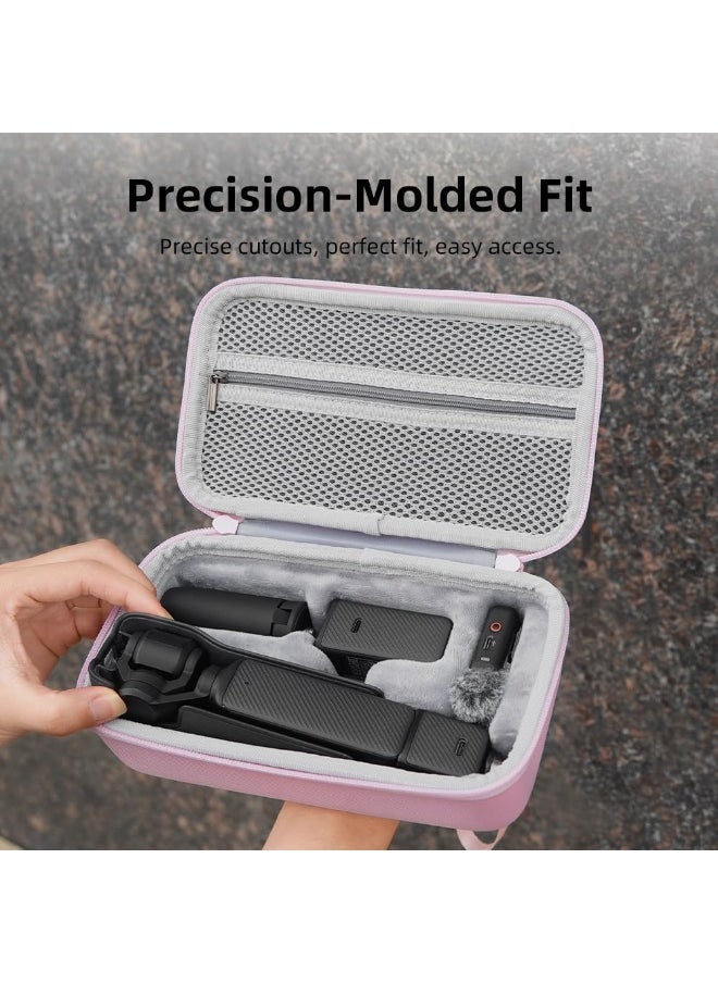 Carrying Case for DJI Pocket 3, Portable Nylon Protect Case, MicroSD Card Cases for DJI Pocket 3 Creator Combo, Waterproof  Travel Storage Bag for Pocket 3 Accessories