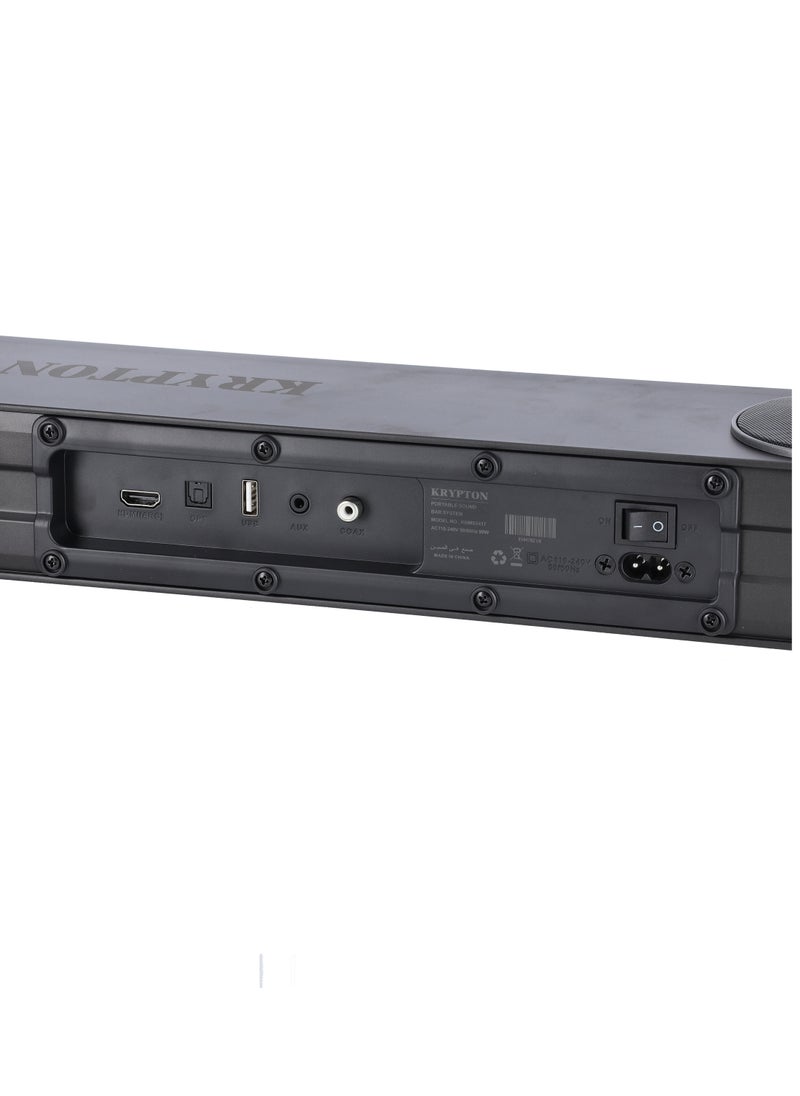 Portable Sound Bar System, LED Display, Deep Bass, KNMS5417 | Optical, HDMI & Coaxial Input | Compatible with Mobile, TV, DVD, Home Theatre System, Tablet PC, Laptop, CompPortable Sound Bar System, LED Display, Deep Bass, KNMS5417 | Optical, HDMI & Coaxial Input | Compatible with Mobile, TV, DVD, Home Theatre System, Tablet PC, Laptop, Computer & More