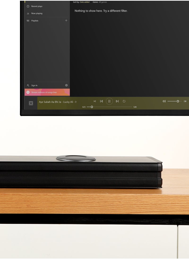 Portable Sound Bar System, LED Display, Deep Bass, KNMS5417 | Optical, HDMI & Coaxial Input | Compatible with Mobile, TV, DVD, Home Theatre System, Tablet PC, Laptop, CompPortable Sound Bar System, LED Display, Deep Bass, KNMS5417 | Optical, HDMI & Coaxial Input | Compatible with Mobile, TV, DVD, Home Theatre System, Tablet PC, Laptop, Computer & More
