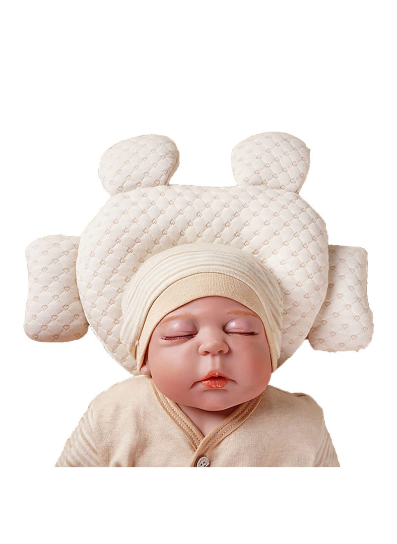Baby Neck Pillow, Baby Head Shaping Pillow, Newborn Nursery Cushion U Shaped Pillow Infant Soft Head Support Sleeping Pillow Latex pillow