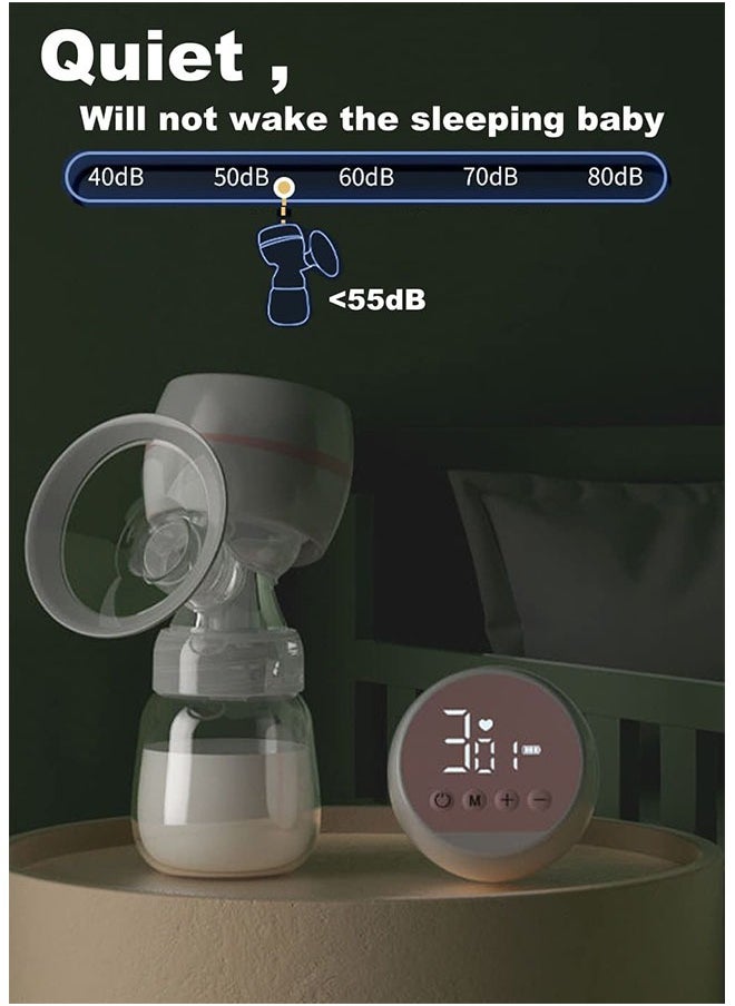 Electric Breast Pump, Portable Anti-Backflow Breast Pumps, 3 Modes & 9 Levels Touch Screen LED Display, USB Rechargeable, Ultra,Quiet and Pain Free