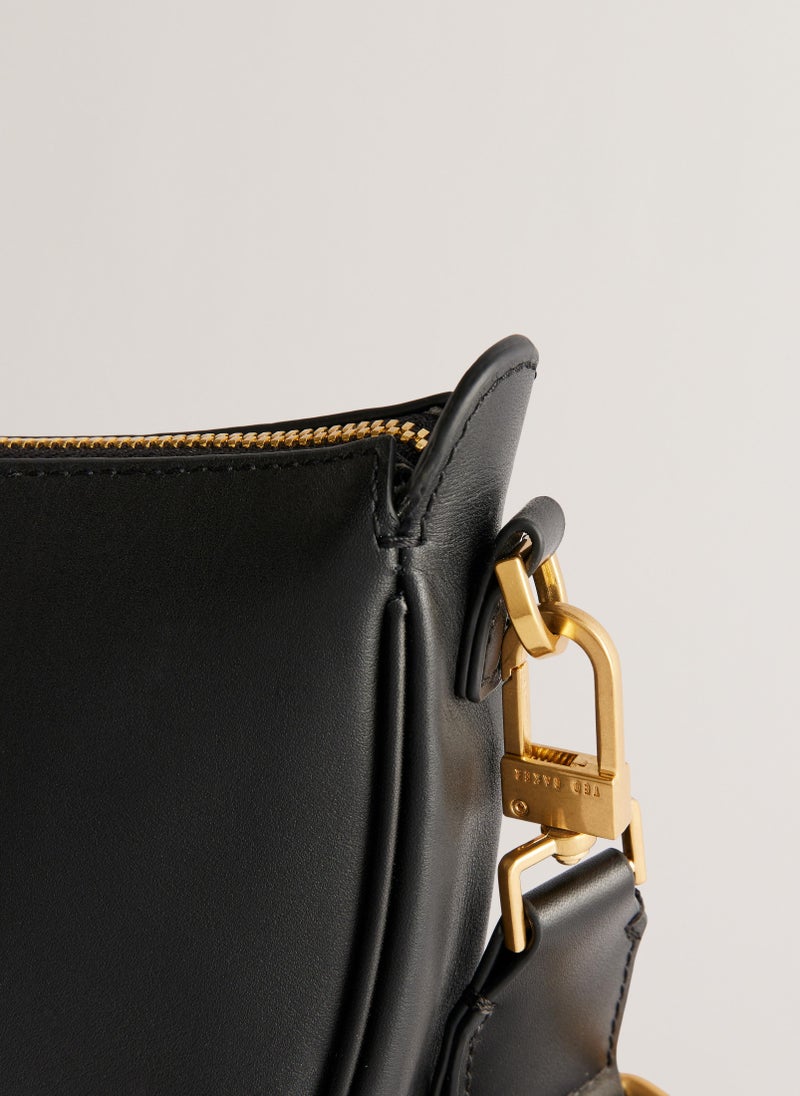 Essina Webbing Half Moon Crossbody
