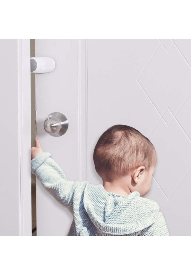Door Finger Guards for Kids and Pets with Adhesive 180° Rotatable Prevent Finger Pinch Injuries Door Finger Pinch Guard Anti-slam Baby Proof Door Stopper Child Proof Door Slam Stopper 4Pcs