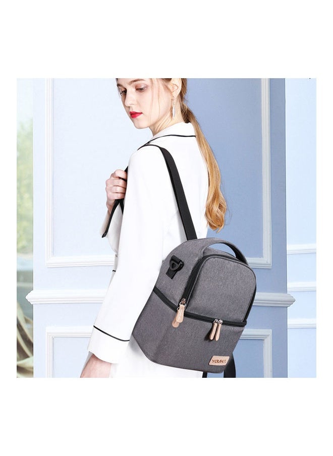 Insulation Fabric Multi-Functional Large Capacity Diaper Bag With Removable Strap