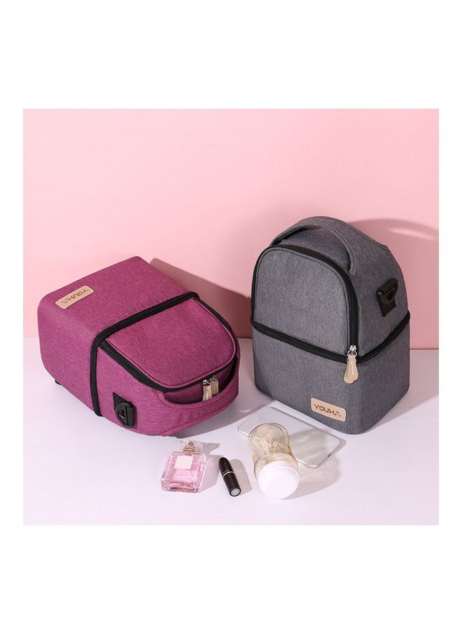 Insulation Fabric Multi-Functional Large Capacity Diaper Bag With Removable Strap