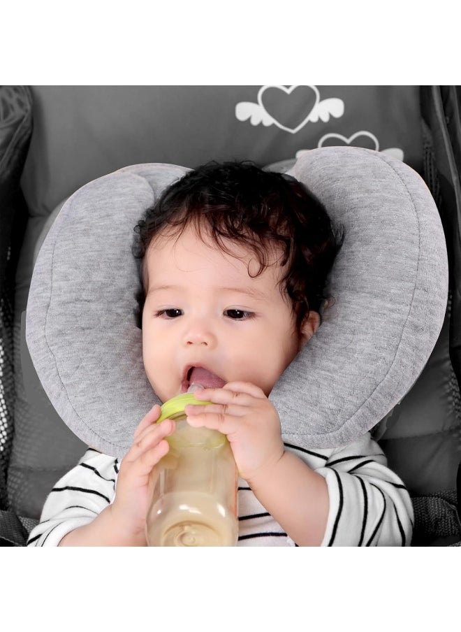 KAKIBLIN Baby Support Pillow, Head and Neck Support, 2 in 1 Banana Neck Pillow for Baby, Baby Travel Pillow for Stroller Neck Support for Newborn, Adjustable Head Pillow for Kids Toddler