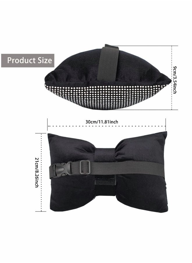 Car Bling Pillow, Rhinestones Bowknot Bling Headrest Pillow