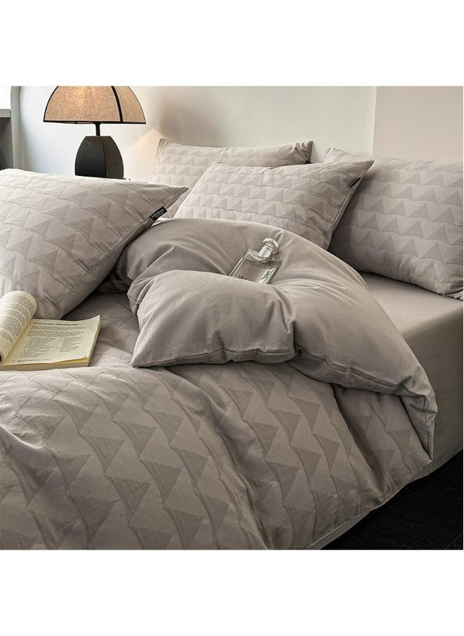 4-Piece Cotton Comfortable Set Bed Sheet Set Gift Birthday Gift Moving Gift
