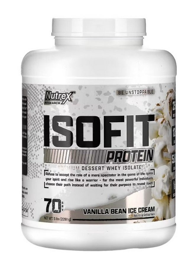 IsoFit Protein Vanilla Bean Ice Cream 5 lb 2261 g