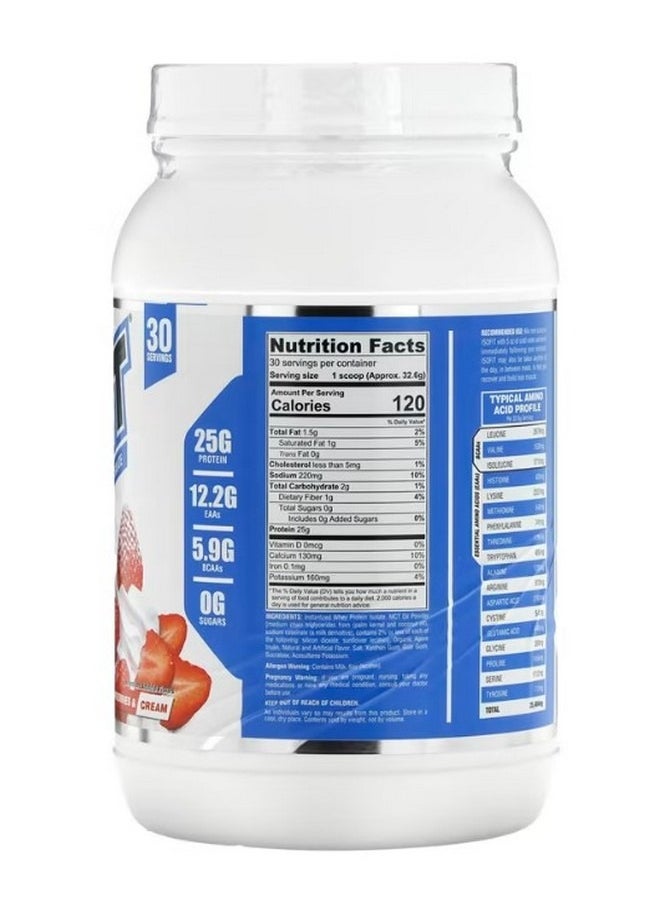IsoFit Strawberries and Cream 2.2 lbs 978 g