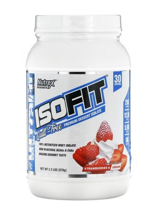 IsoFit Strawberries and Cream 2.2 lbs 978 g