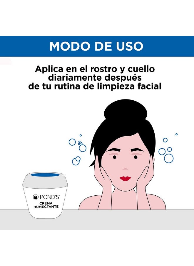 Pond's S Cream Humectant Moisturizing & Nourishing,7oz Crema Humetante y Nutritiva S De Ponds 200gr