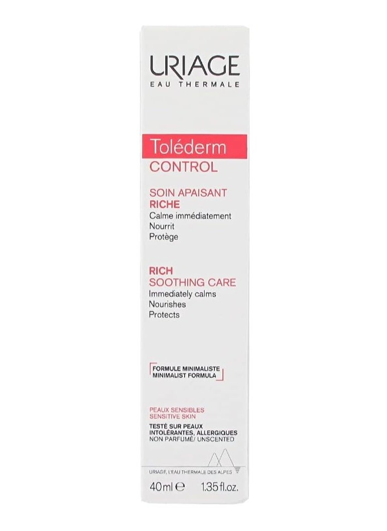 Toléderm Rich Face Soothing Cream, 40ml