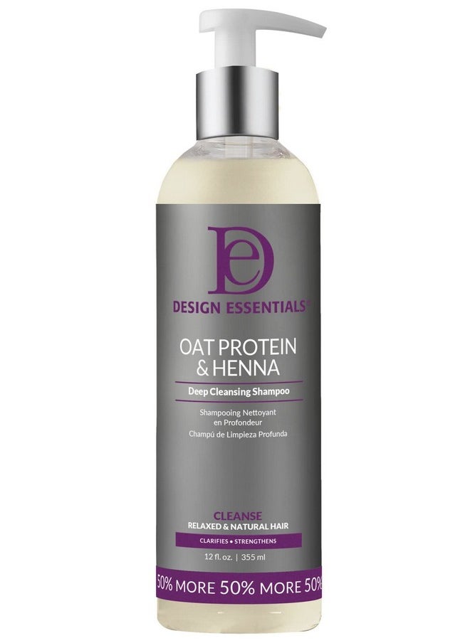 Oat Protein & Henna Deep Cleansing Shampoo, 32oz