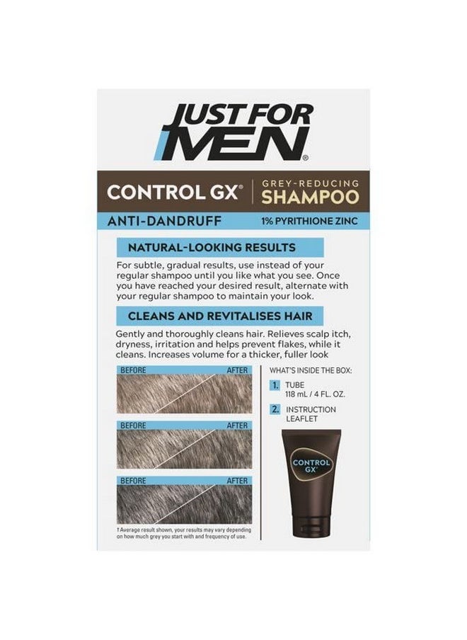 Just For Men Control Gx Grey Reducing Shampoo, Blonde & Medium Brown, 5 Ounce