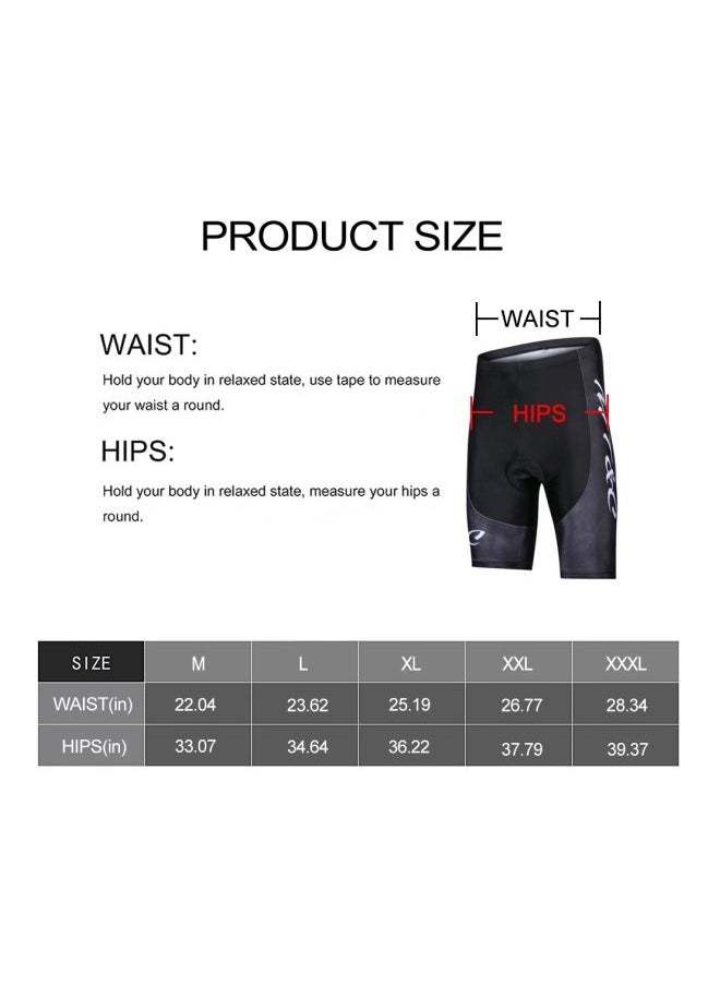 9D Gel Cushion Cycling Shorts XL