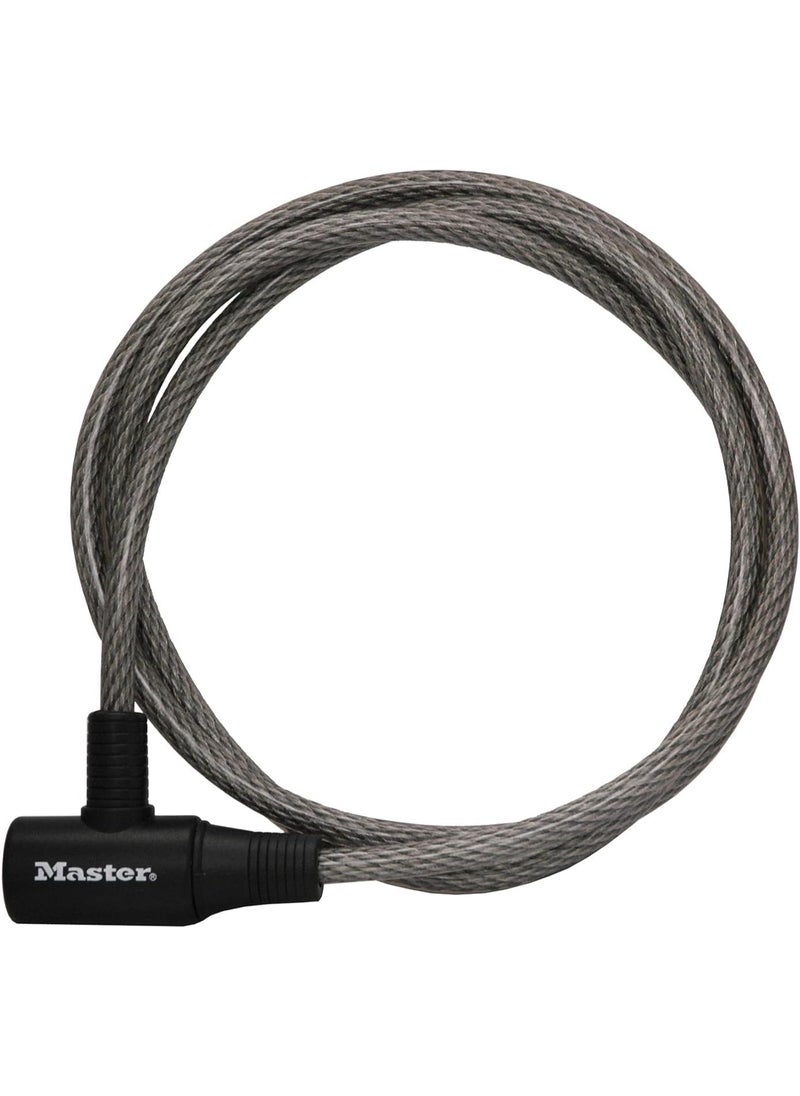 Master Lock Cable Lock, Keyed Bike Lock, 6 ft. Long, 8154DPF