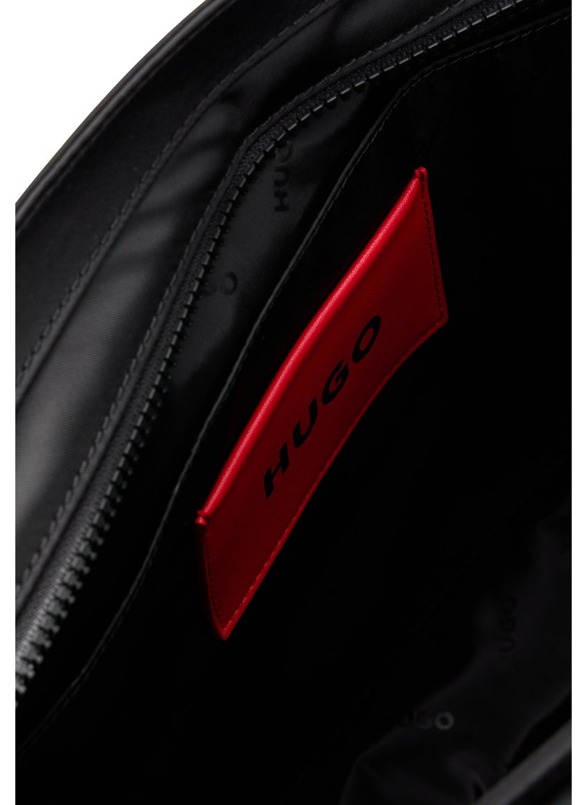 Twill tote bag with logo straps