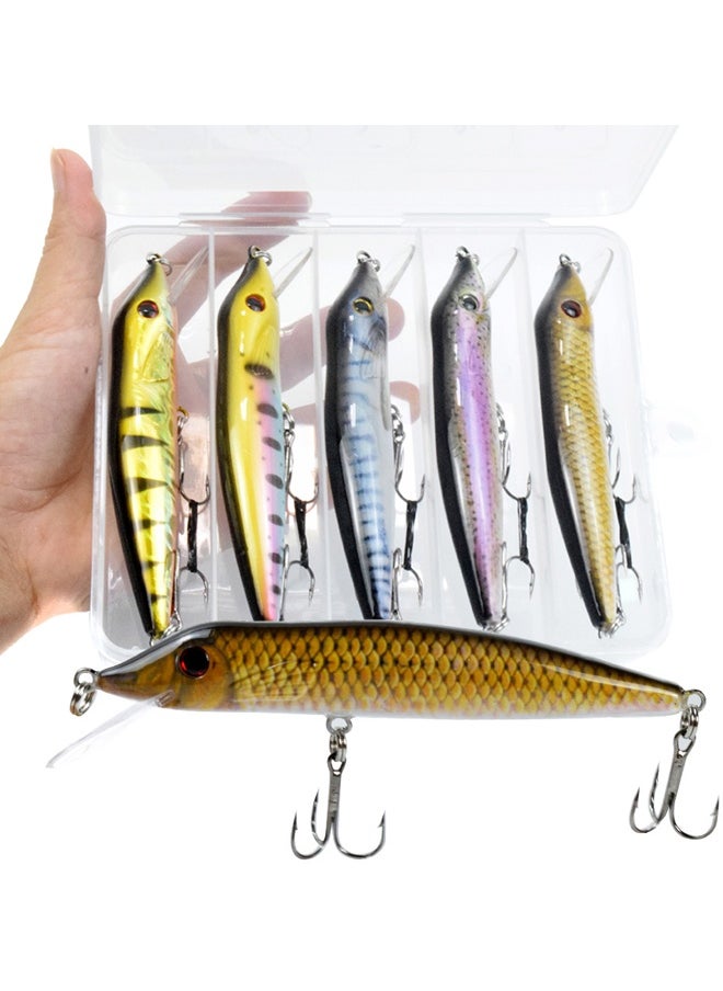 5-Piece Bionic Fishing Lure Sinking Bait 5x4.9inch