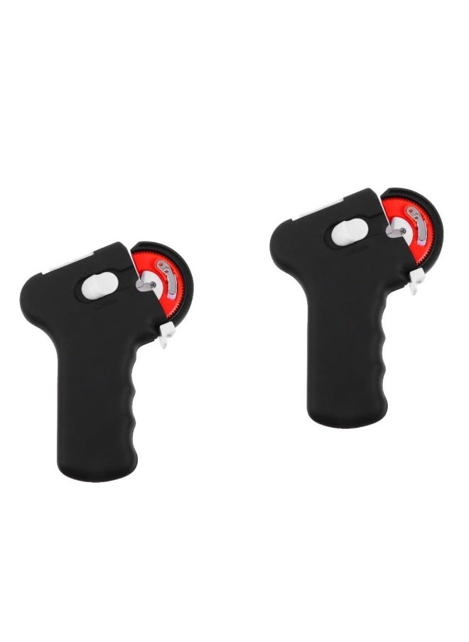 Electric Fishing Hook Tie Tool, Quick Knot Tying Device for Easy Fishing Knots, Ideal for Saltwater  Freshwater Fishing (2 Sets) - Perfect for Lure Hooks on Fishing Poles.