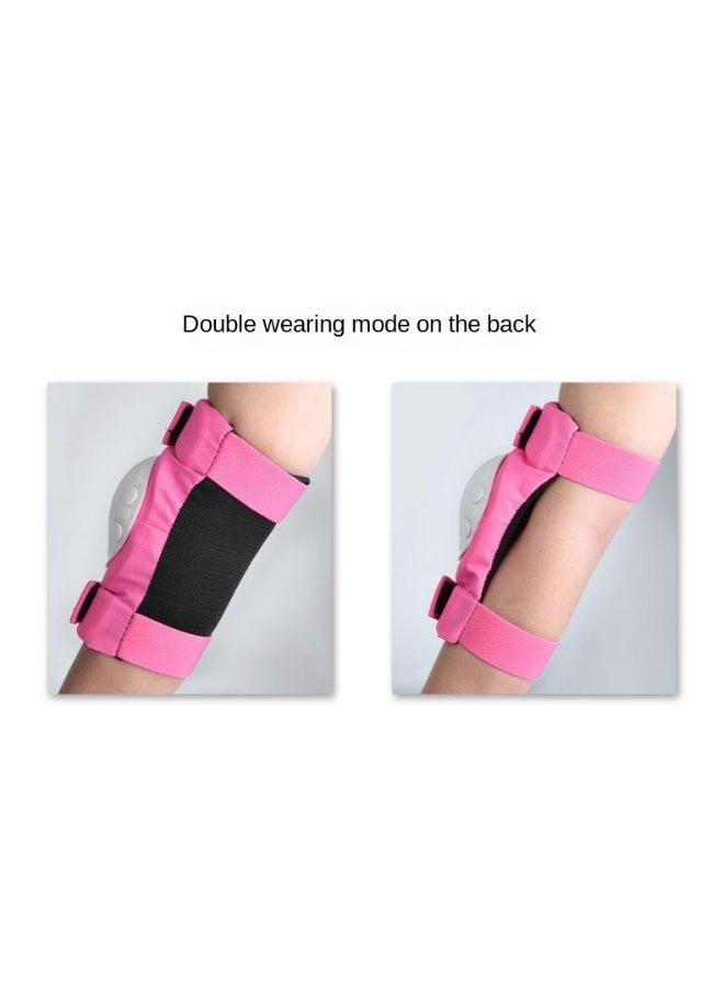 7-Piece Protection Gear Wrist Knee Pads And Helmet Set