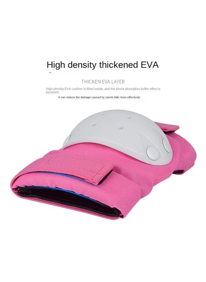 7-Piece Protection Gear Wrist Knee Pads And Helmet Set