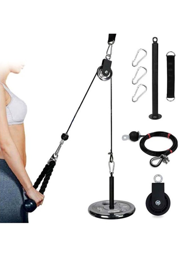 360-Degree Pulley Cable Machine Attachment System 34x9x10cm