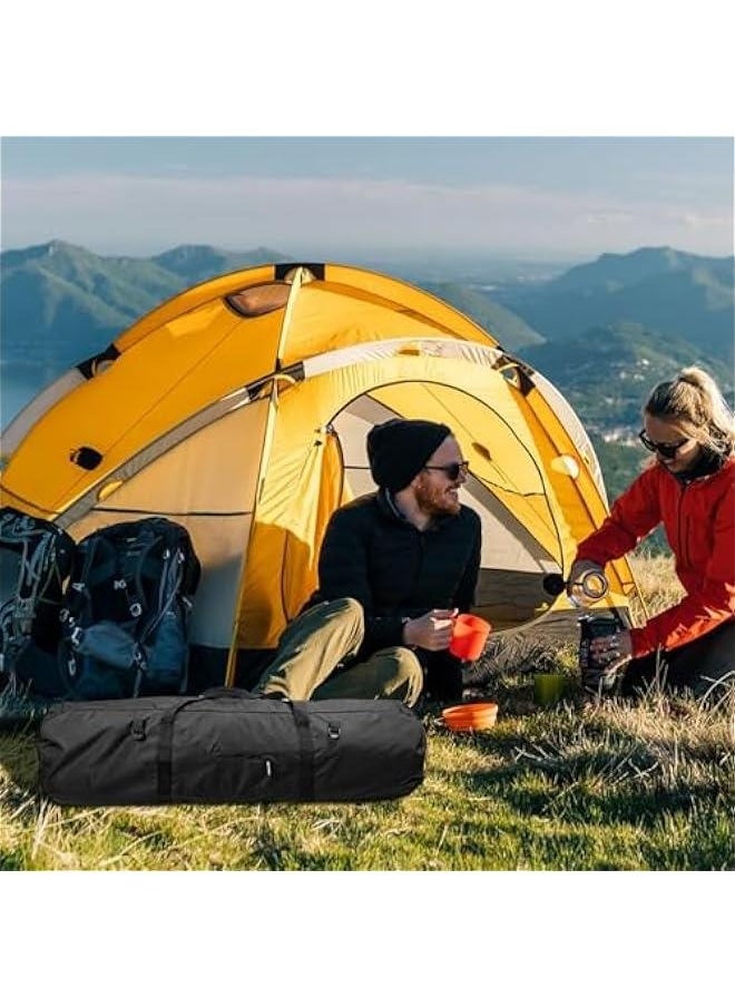 Waterproof Luggage Pack Pouch For Camping, Duffel Bag Duffle Bag, Large Capability Folding Tent Storage Carry Bag, Tent Bag, Camping Pouches, Standard Tough Duffle Gear Bag,300D Encrypted Oxford Clo