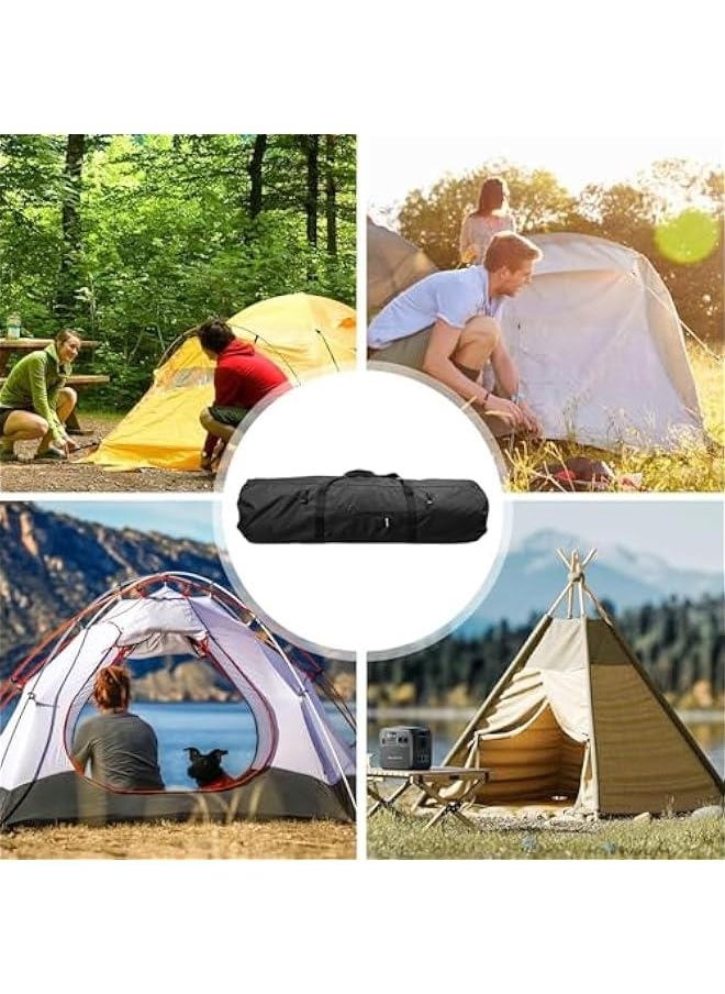 Waterproof Luggage Pack Pouch For Camping, Duffel Bag Duffle Bag, Large Capability Folding Tent Storage Carry Bag, Tent Bag, Camping Pouches, Standard Tough Duffle Gear Bag,300D Encrypted Oxford Clo