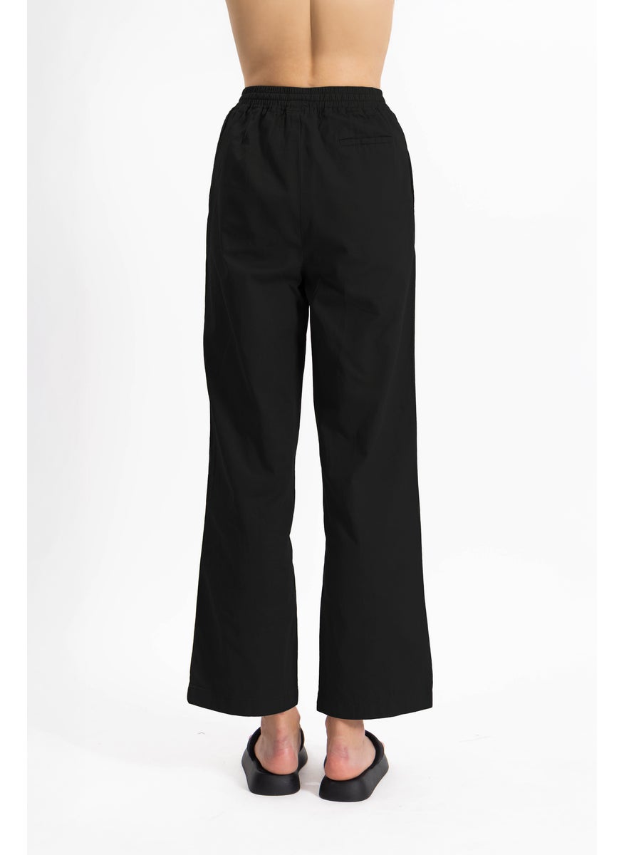 COMFORT STRAIGHT COTTON TROUSERS