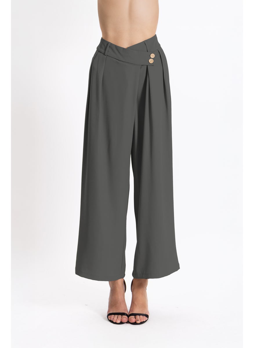 DETAILED CIFFON TROUSERS