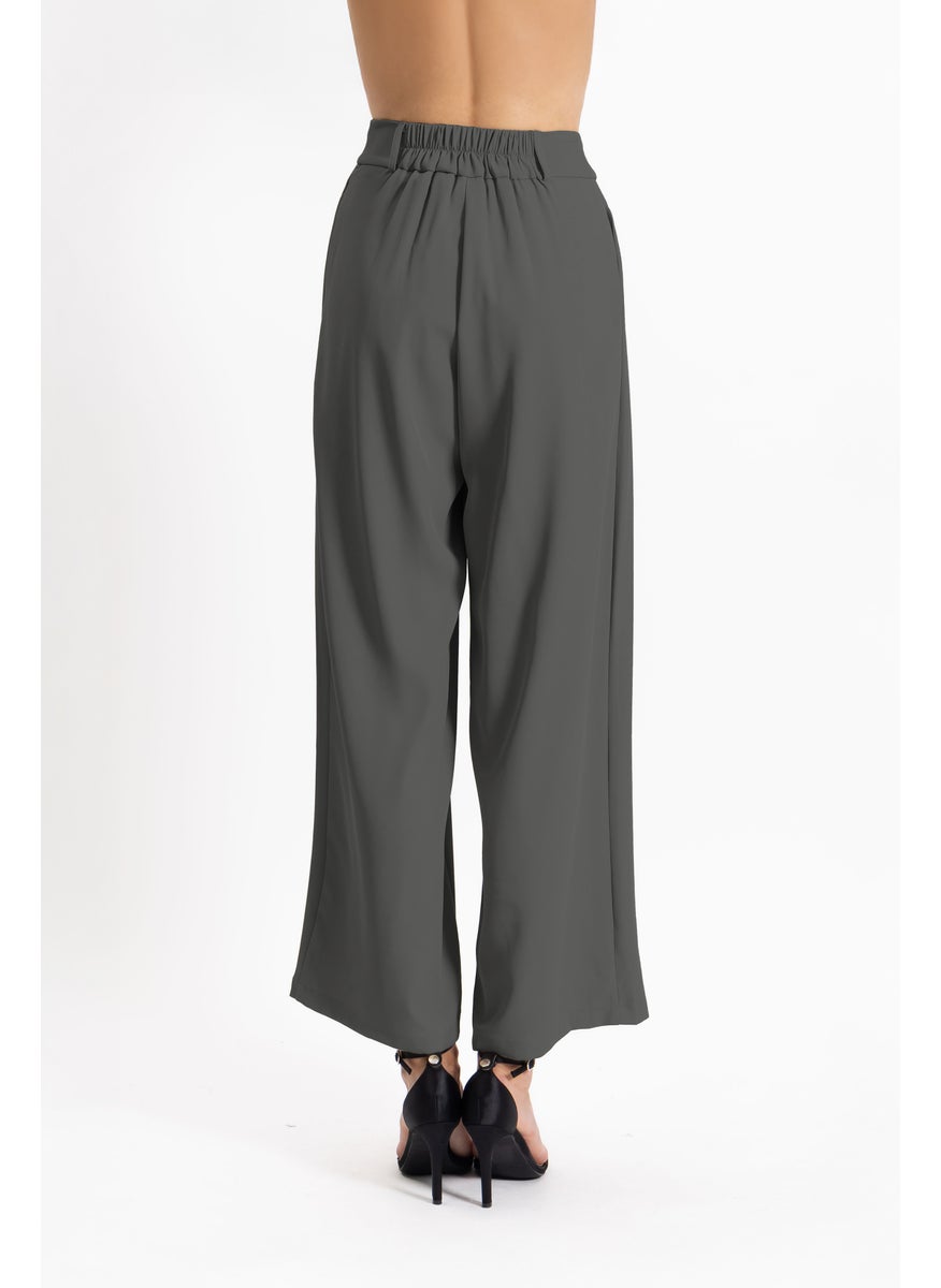 DETAILED CIFFON TROUSERS
